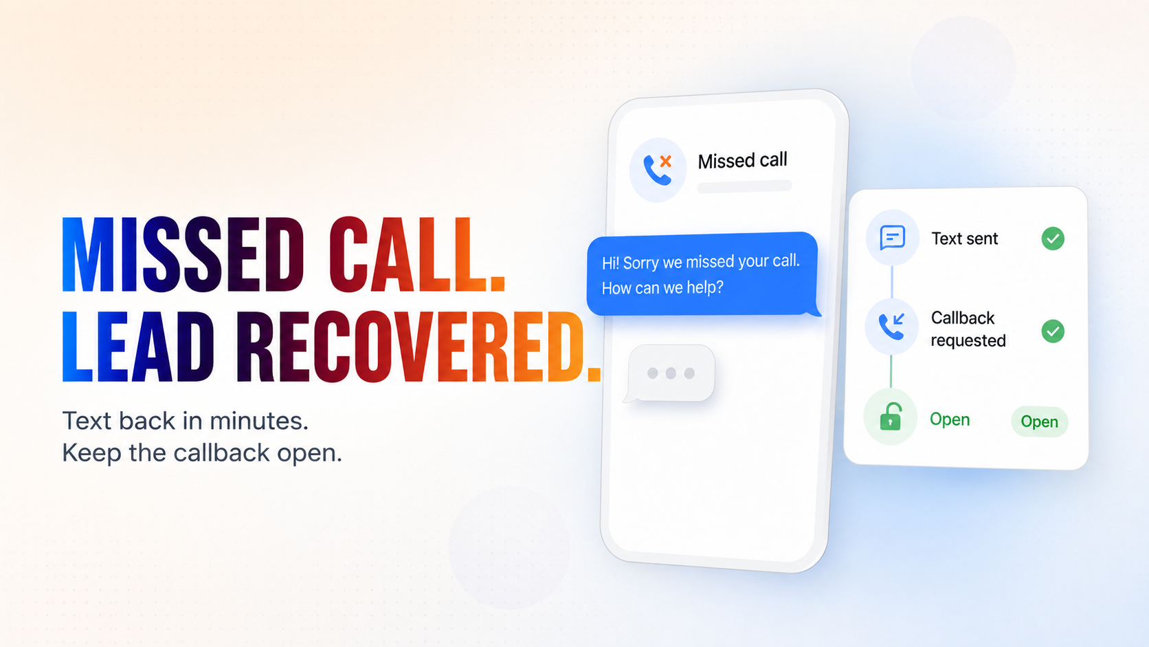 Oldest call. First response.
